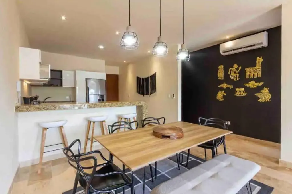 Chic Rooftop Ph, Private Pool, 1Mi From The Beach 툴룸 0*,  멕시코
