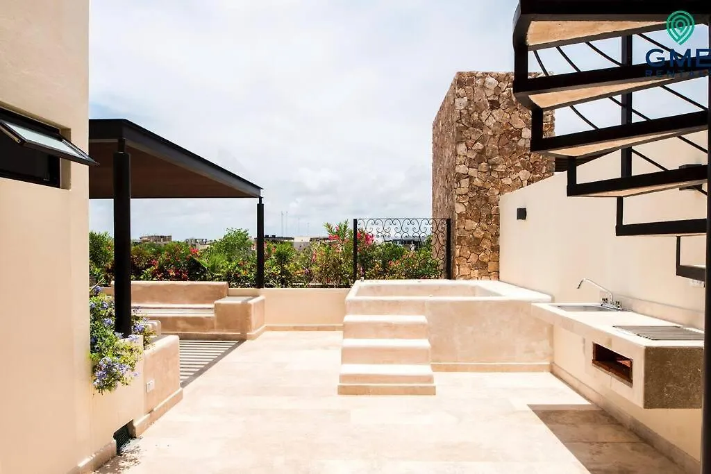 아파트 Chic Rooftop Ph, Private Pool, 1Mi From The Beach 툴룸 멕시코